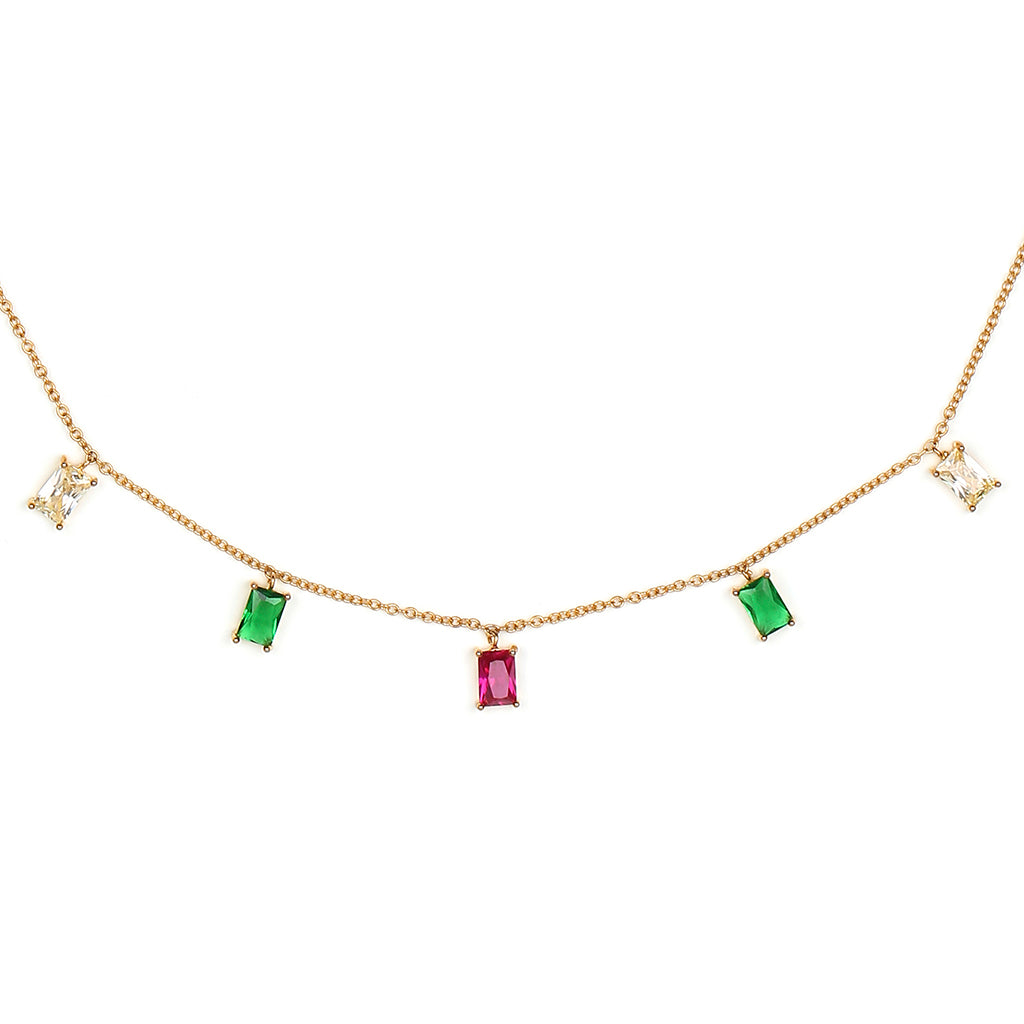 MULTICOLOUR CHARM NECKLACE