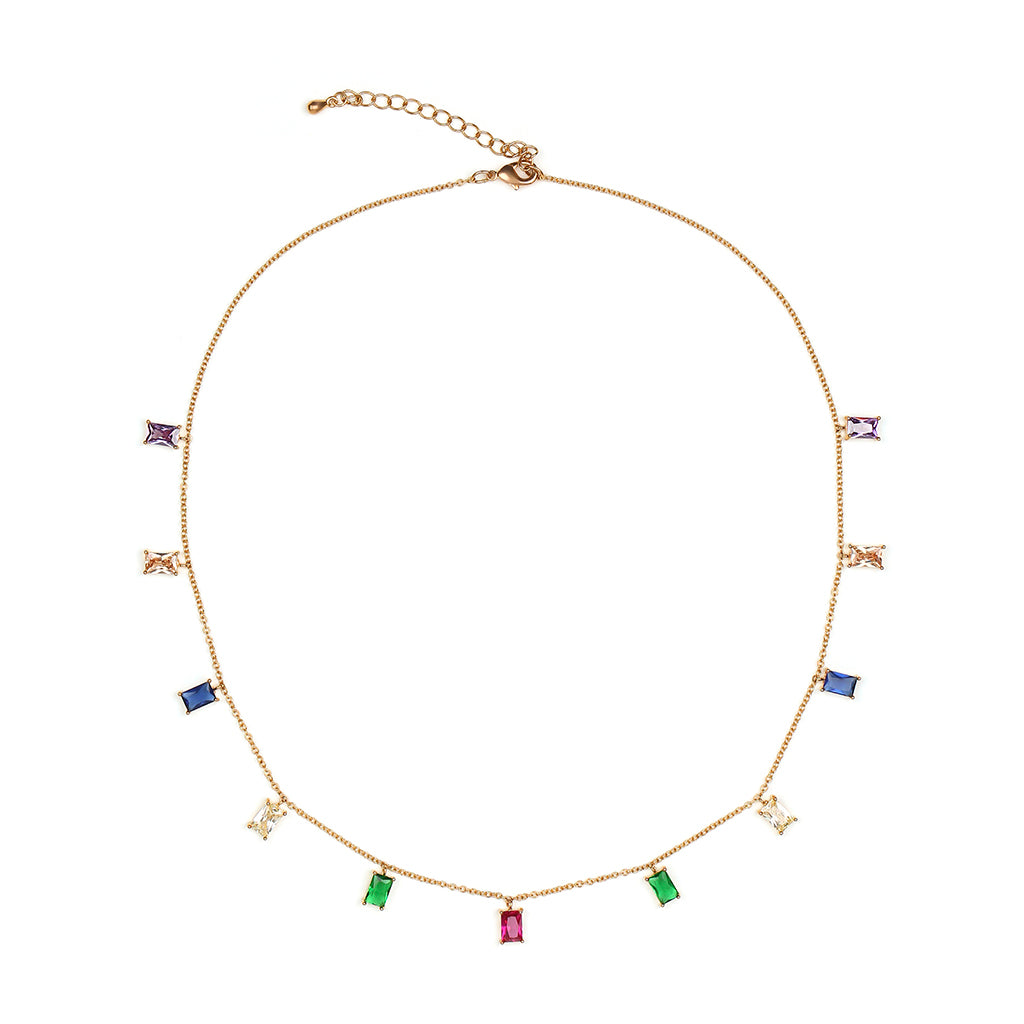 MULTICOLOUR CHARM NECKLACE