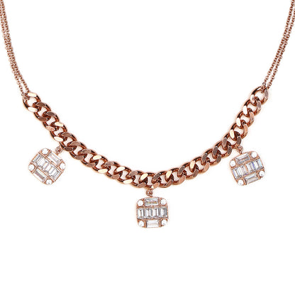 BAGUETTE CHARM NECKLACE