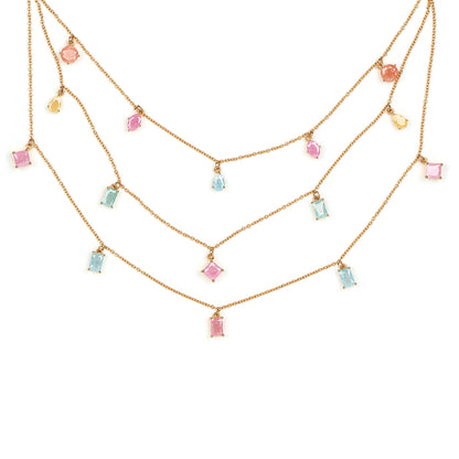 LAYERED PASTEL NECKLACE