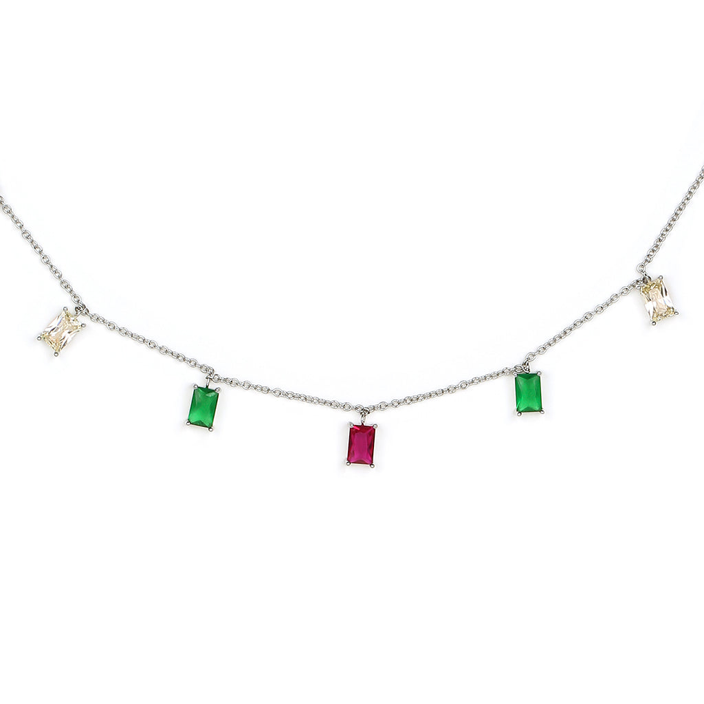MULTICOLOUR CHARM NECKLACE