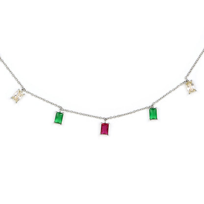 MULTICOLOUR CHARM NECKLACE