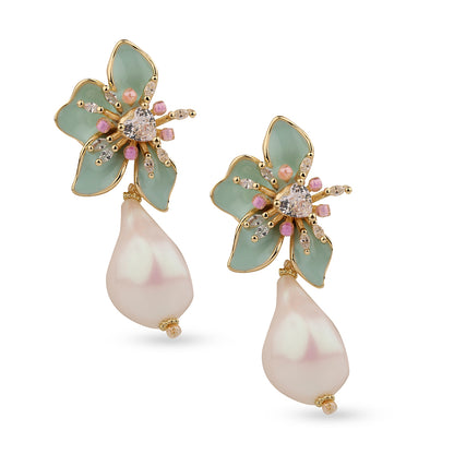 MINT BLOOM EARINGS