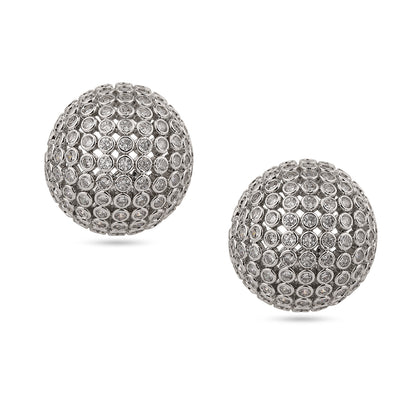 DIAMOND BALL EARINGS