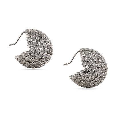 DIAMOND BALL EARINGS