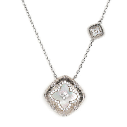 FLORA MOTHER OF PEARL NECKLACE