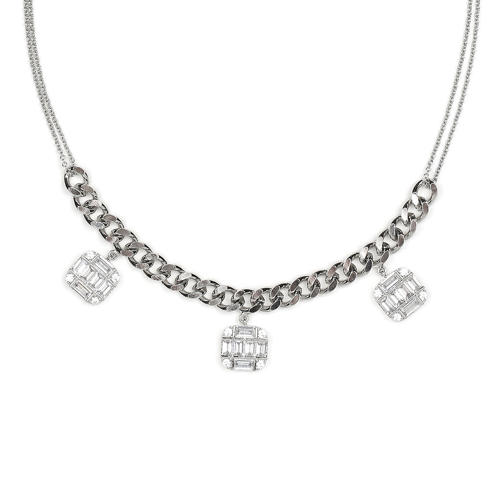 BAGUETTE CHARM NECKLACE