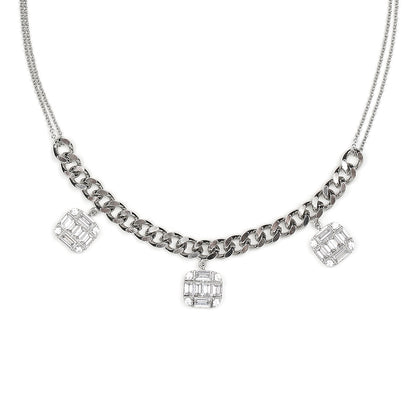 BAGUETTE CHARM NECKLACE