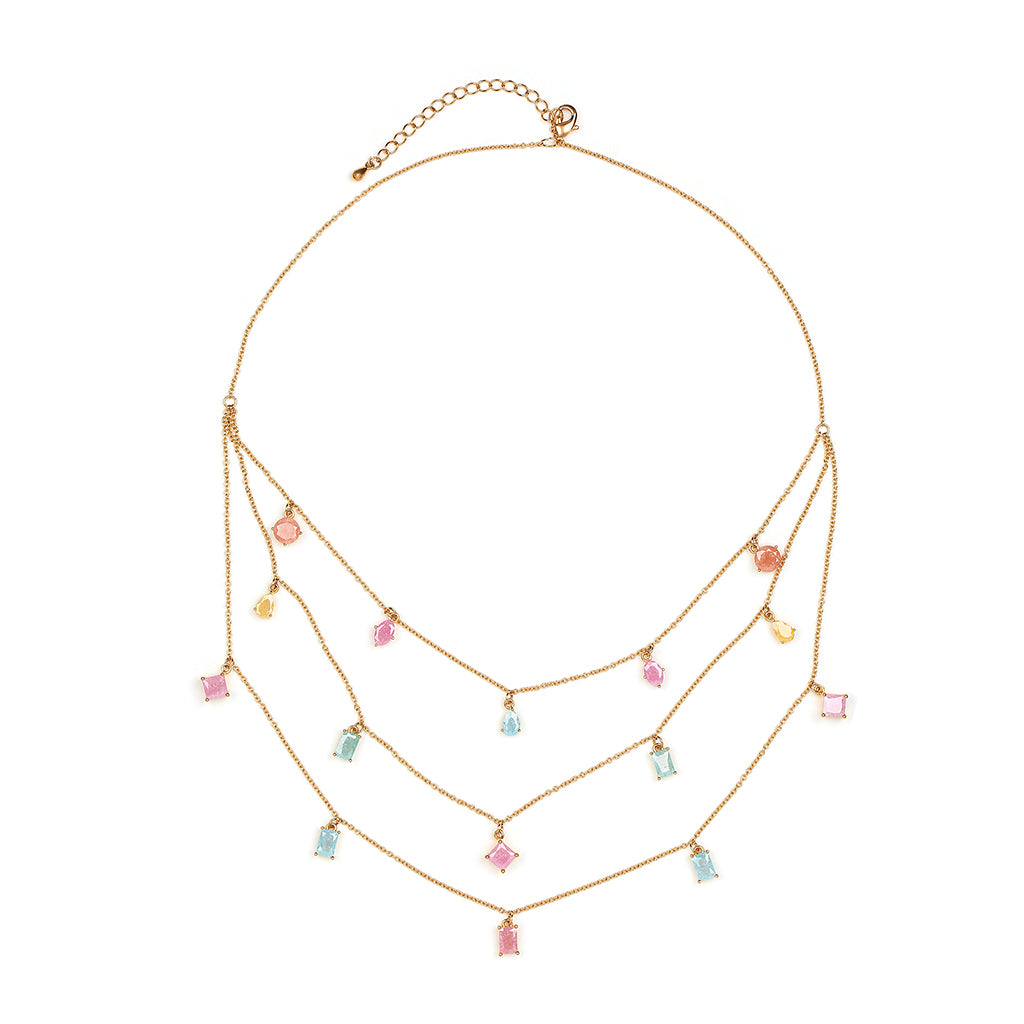 LAYERED PASTEL NECKLACE