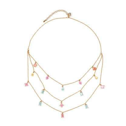 LAYERED PASTEL NECKLACE