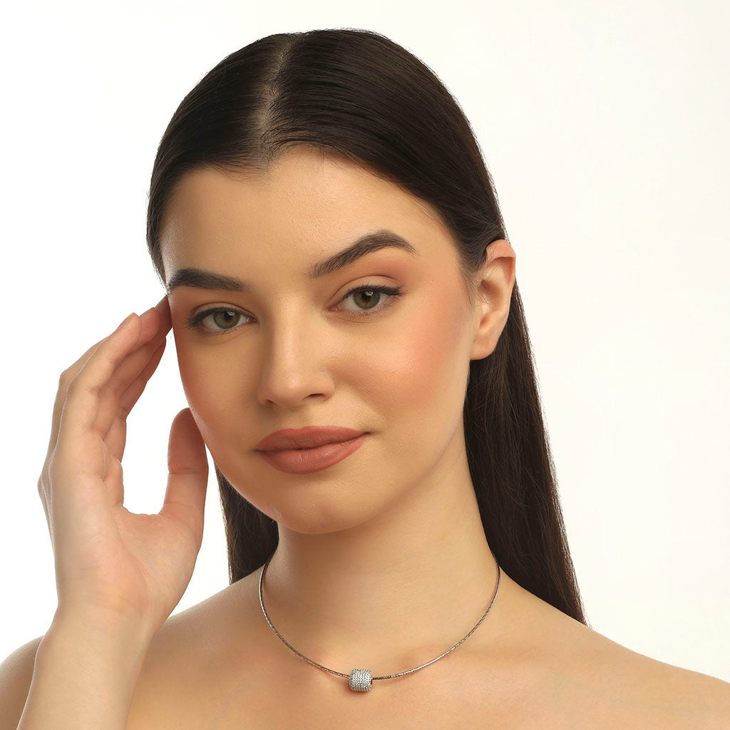 CYLINDER PANDORA NECKLACE