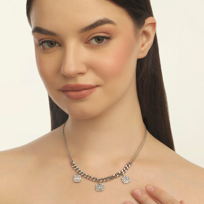 BAGUETTE CHARM NECKLACE