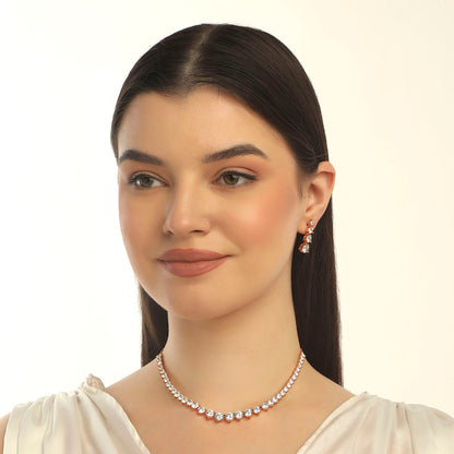 TENNIS NECKLACE SET