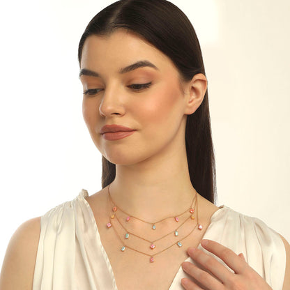 LAYERED PASTEL NECKLACE